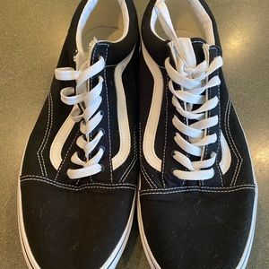 Vans Old Skool mens black size 12